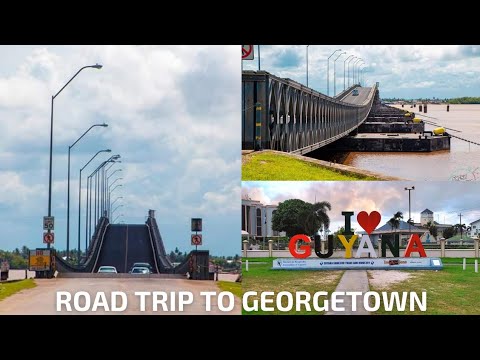 Berbice Bridge to Georgetown GY. *Roadtrip 2021*