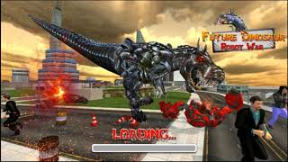 Robot Dinosaur Future Transform City Wars (By White Sand - 3D Games Studio) Android Gameplay 2017 screenshot 2