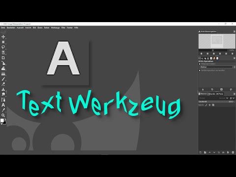 Gimp Text Werkzeug