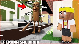 Tung Tung Sahur Efekana Saldirdi - Minecraft Zengi̇n Faki̇r Hayati