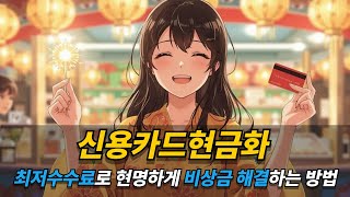 신용카드현금화 최저수수료로 현명하게 비상금 해결하는 방법