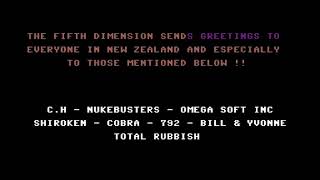 The Fifth Dimension (TFD) Intro 2 ! Commodore 64 (C64)