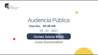 Audiencia Pública Caso Nro. 60-18-AN