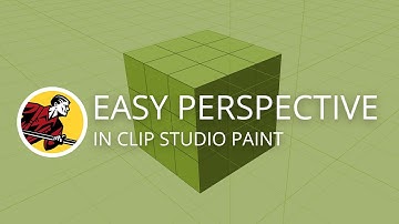 How to extract an EASY perspective grid in Clip Studio Paint!