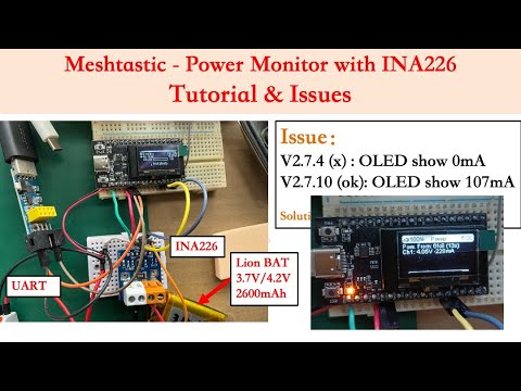 Ina226 Tutorial Meshtastic - How to use precise power monitor IC INA226 , Tutorial ...