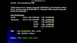 Cara Menghitung PBB (Pajak Bumi dan Bangunan)