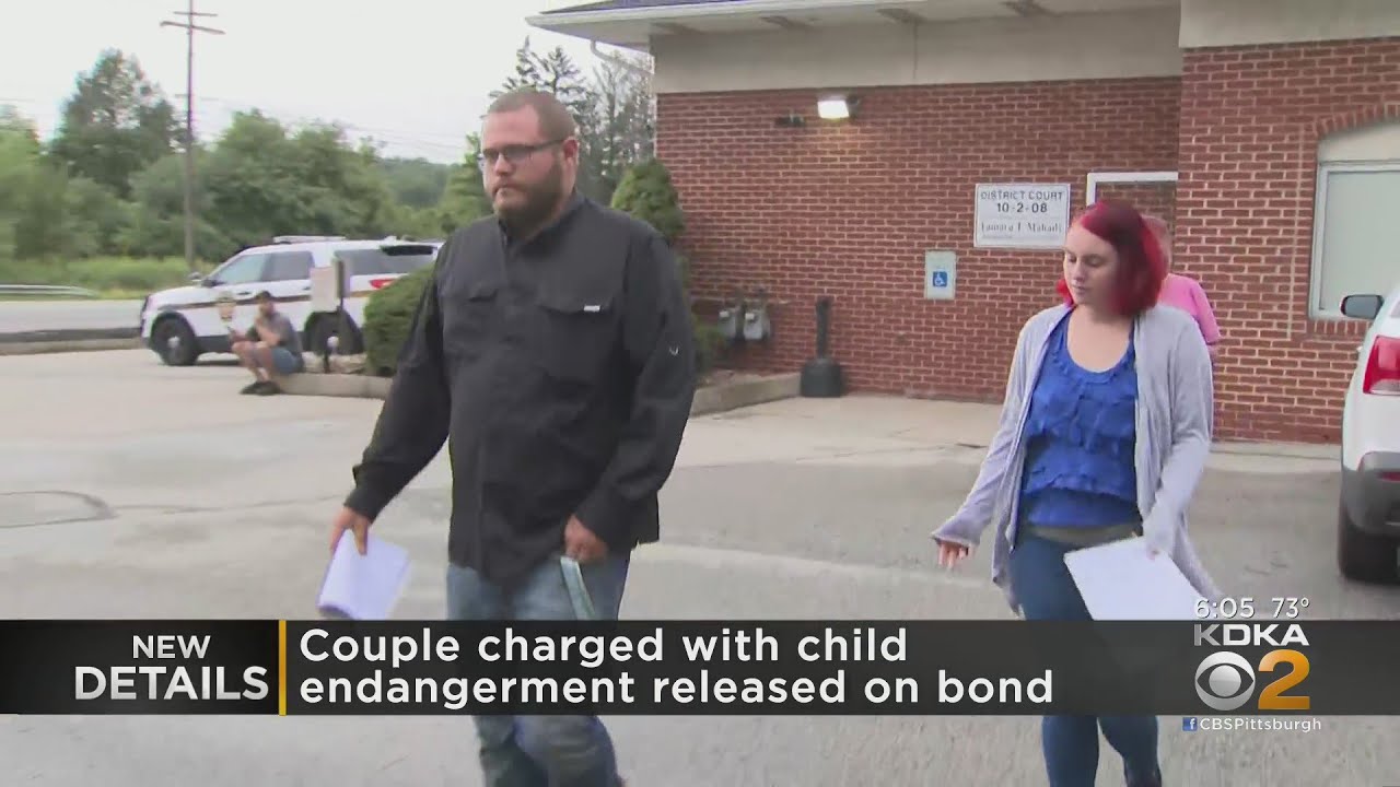 Couple charged with child endangerment released on bond - YouTube