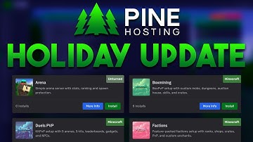 Holiday Update - Server Templates, AI Tools and More! | Pine Hosting