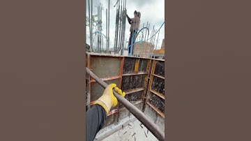 Ngày thứ 012 - Tháo dỡ phom cầu thang máy sau khi hoàn thiện bê tông móng