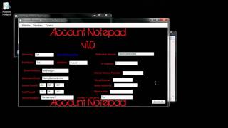 Account Notepad screenshot 4