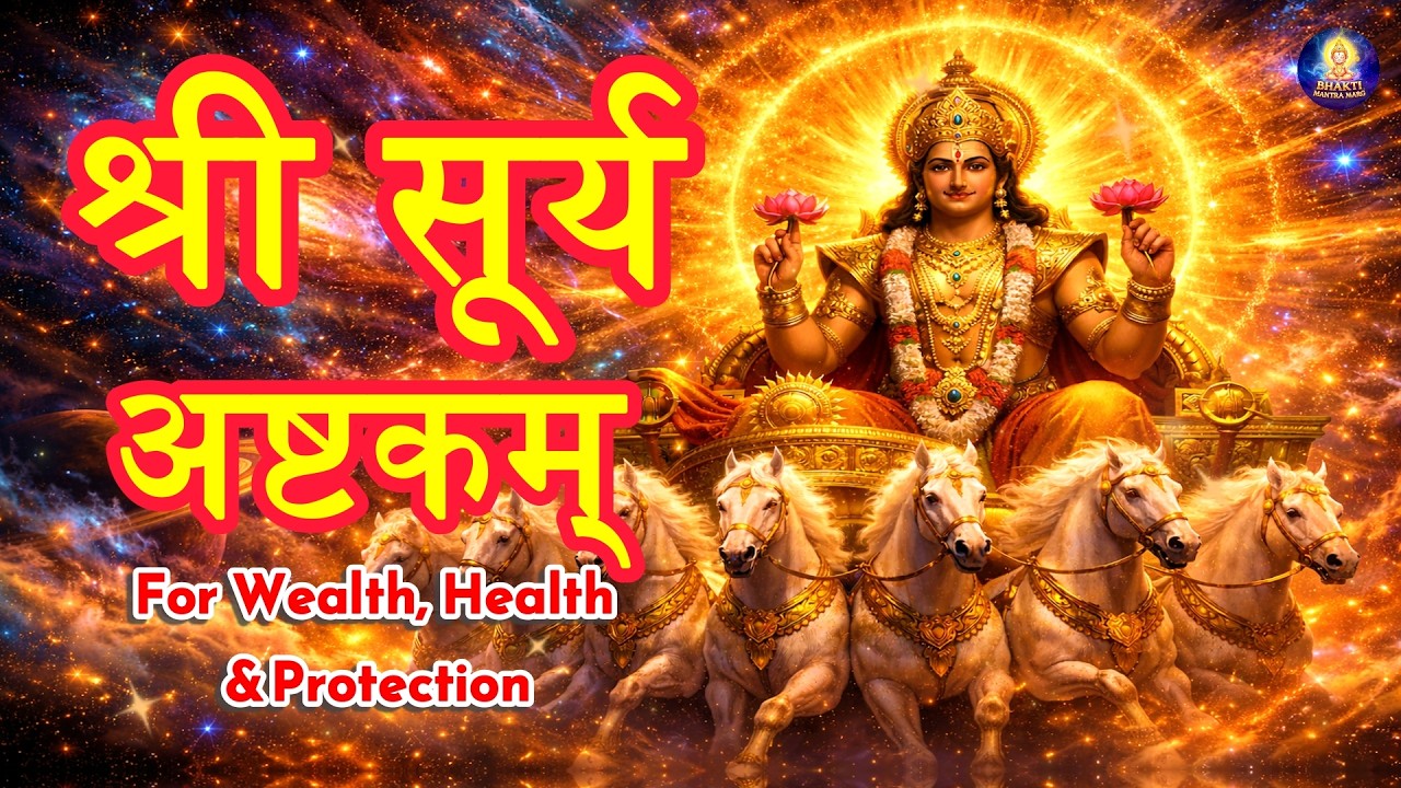 श्री सूर्य अष्टकम् | Surya Ashtak | Most Powerful Surya Dev Mantra for Wealth, Health & Protection