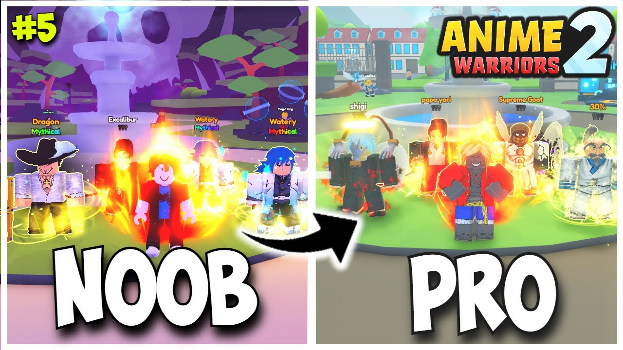 Noob to Pro Update and Update Changes 2 New Codes Anime Warriors Simulator  