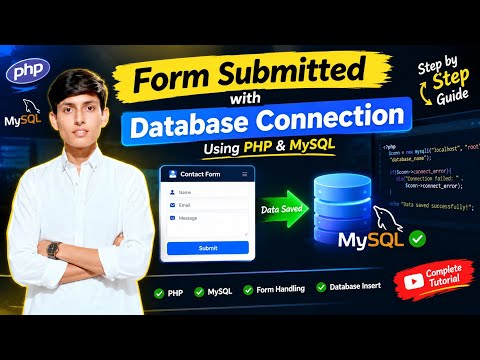 How to Connect HTML Form with Database Using PHP & MySQL | Complete Step-by-Step Tutorial 🚀