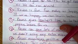 Persuasive Paragraph Writing Lesson 3