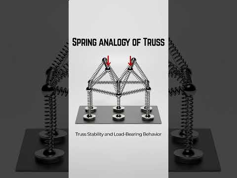 How Truss Systems Maintain Stability Under Load. 🏗️
