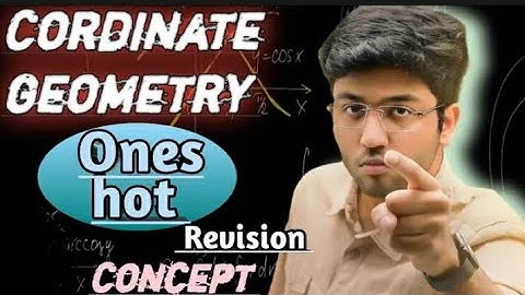 Coordinate geometry Class 10th full chapter revision in 10 min by shobhit nirwan | shobhit nirwan
