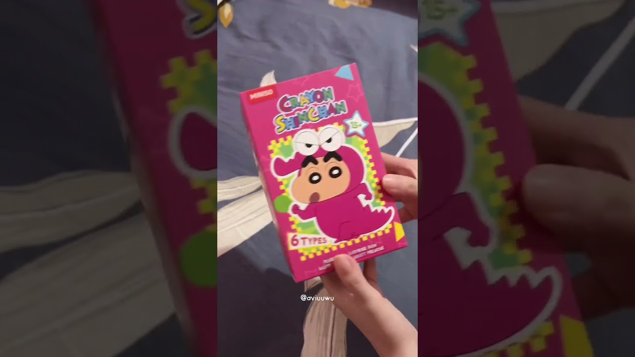 Unboxing CRAYON SHINCHAN Super Costume Adventure Series Vinyl Plush - MINISO Blind Box 