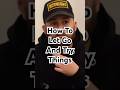 How To Let Go And Try Things