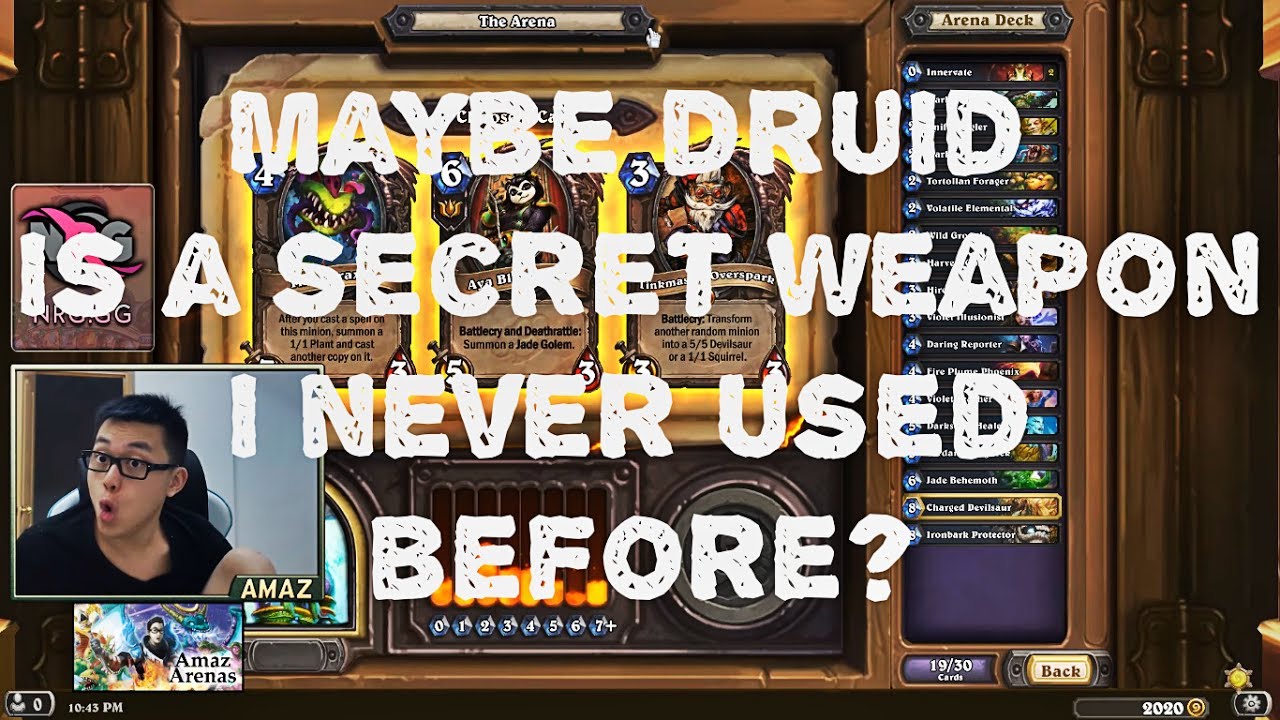 Hearthstone Arena - Druid with Aya Blackpaw! Secret weapon!