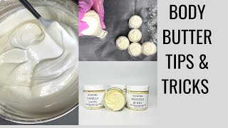 DIY WHIPPED BODY BUTTER I TIPS & TRICKS I SMALL BUSINESS
