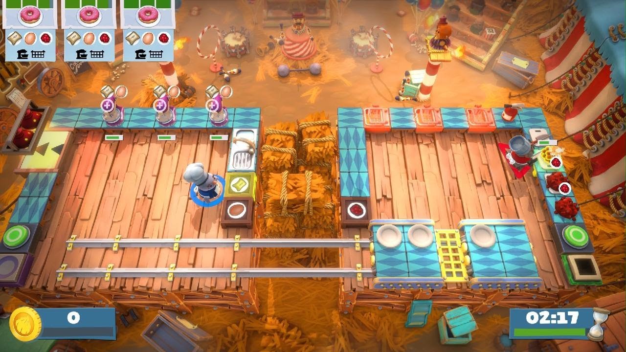 Carnival of Chaos 2-1 2P 4S [807] | Overcooked! AYCE | Ft. Xilion_Alpha