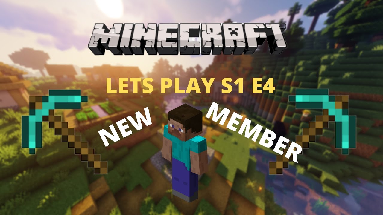 NEW MEMBER! MORE DIAMONDS! Minecraft Lets Play S1 E4 - YouTube