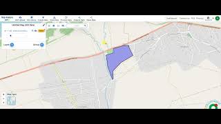 Measuring the Perimeter of Farmland using the Measure Distance tool