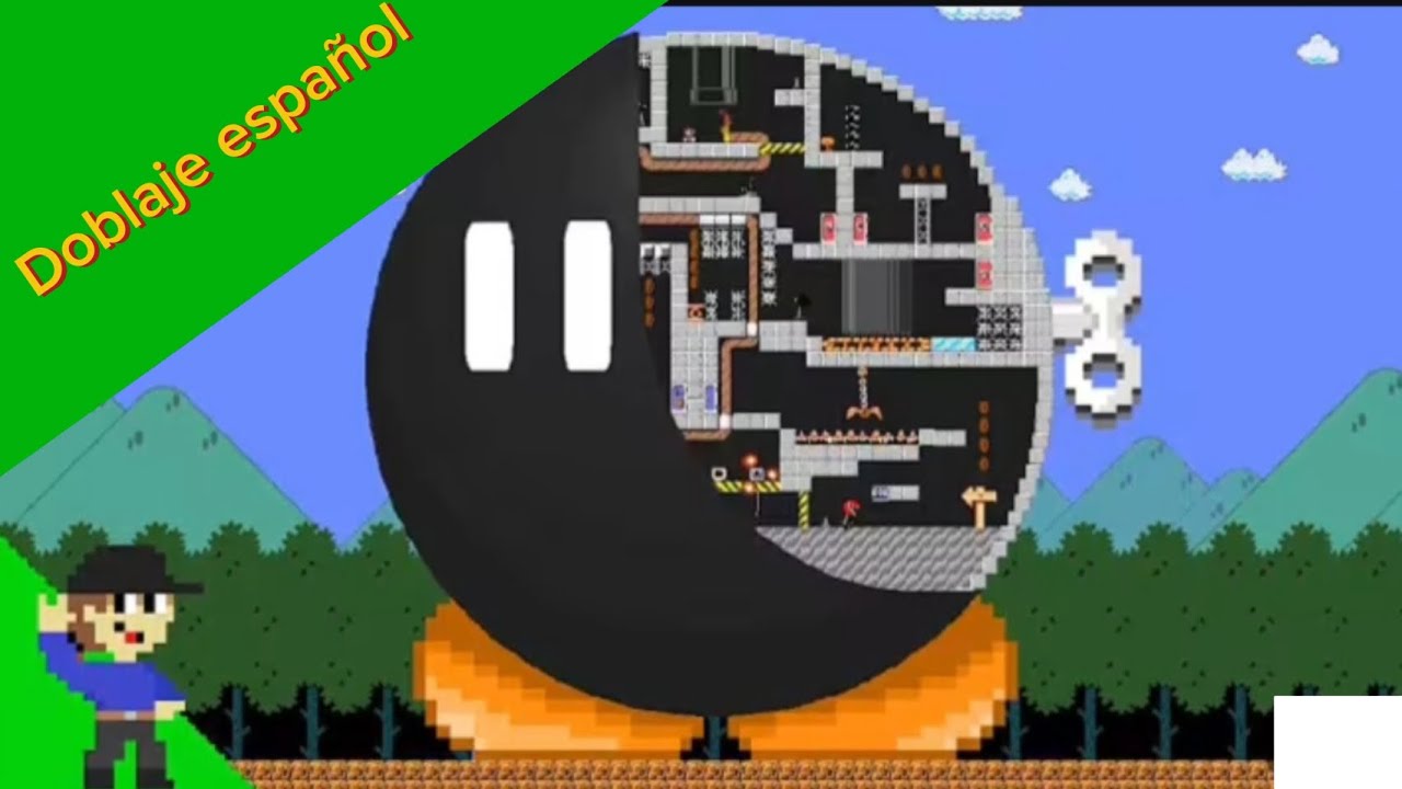 Primer doblaje Mario vs el Bom-omb gigante /ANDRES DELUXE ANIMATIONS