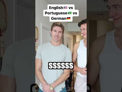 English vs German vs Portuguese