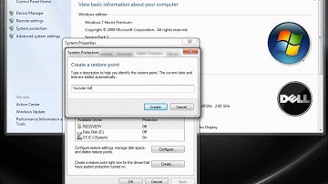 1 of 3 - How to create a Windows 7 restore point