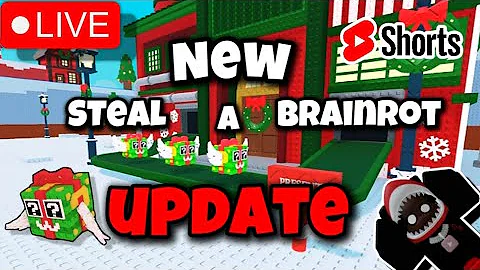 🔴ROBLOX: STEAL A BRAINROT PVP! + FESTIVE LUCKY BLOCKS AURA FARM #roblox #robloxlive
