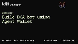 Build DCA bot with Agent Wallet