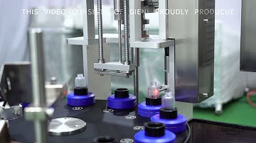 Rotary Semi Automatic Cosmetic Filling Machine For Lip Gloss Servo Driven Capping