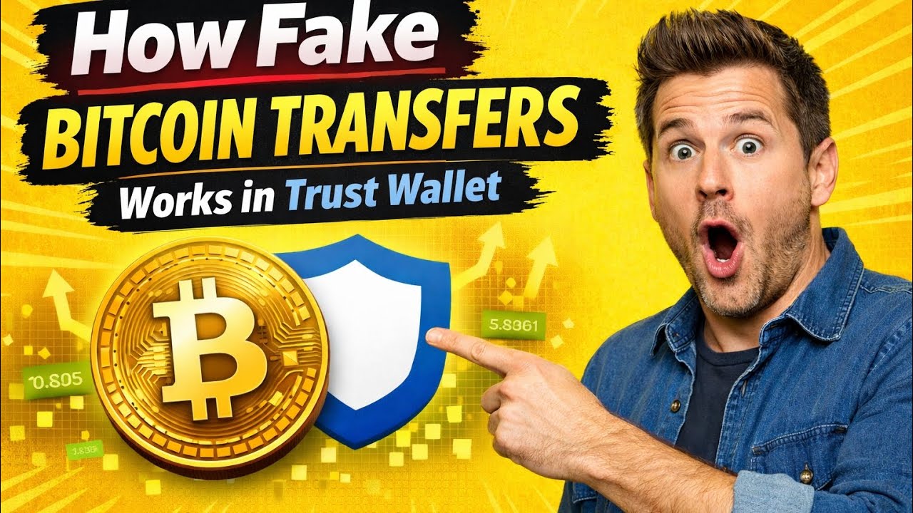 How to do a fake Bitcoin transfer on trust wallet!! Step by step..