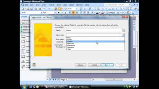 Importing Data from an Existing Database to Create an Org Chart