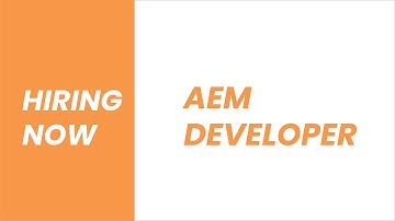 AEM Developer | AEM Developer Jobs | Adobe Experience Manager Developer | Adobe Experience Manager