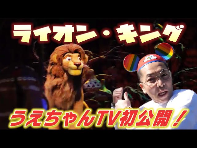 ディズニー・ライオンキングより ディズニー】ライオンキングのショー！圧倒的なパフォーマンスに大興奮