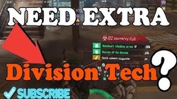 The Division 1.8.3  Need extra division tech