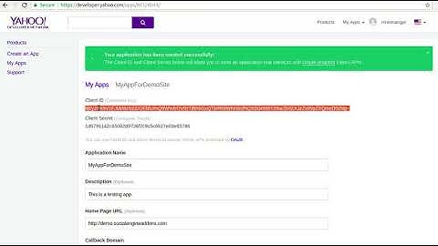 Yahoo Integration
