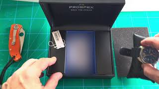 Unboxing Seiko SRPE07K1 - King Turtle 'Save the ocean'