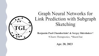 Graph Neural Networks for Link Prediction with Subgraph Sketching