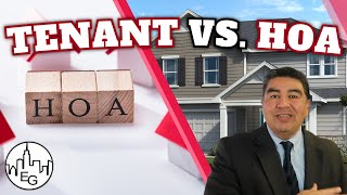 When #Tenant Wants to #Vacate Due to #HOA