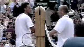 Andre Agassi vs Patrick Rafter 1999 Wimbledon SF Highlights