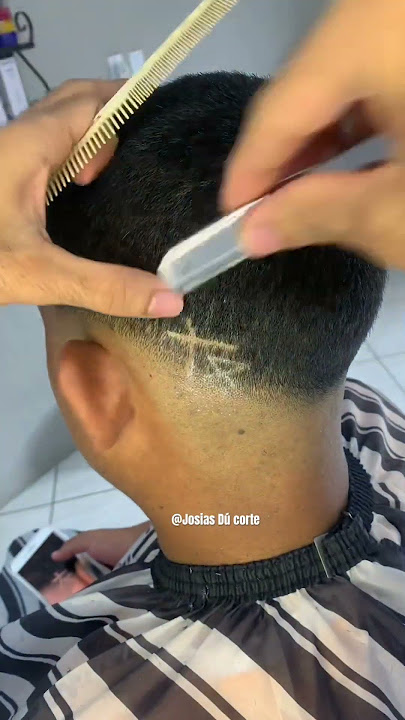 Tutorial listra no cabelo #cabelo #estilo #barbearia #tutorial #listra