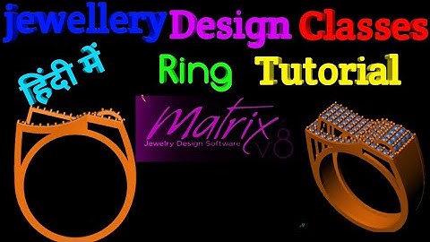 How To Make Gents Ring In Matrix 8.0||3D Gemvision Jewelry design PART-76
