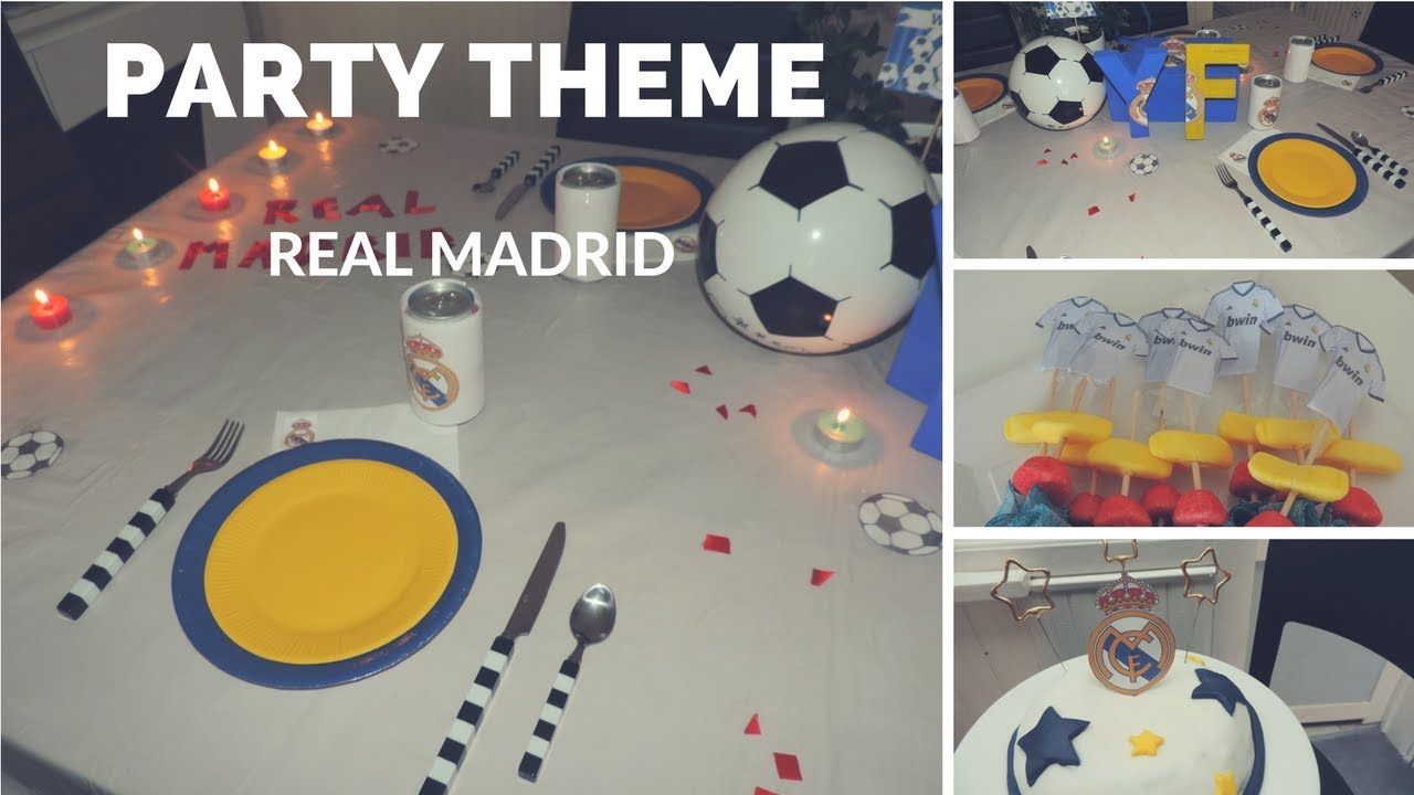 Anniversaire : Party Theme Real Madrid 