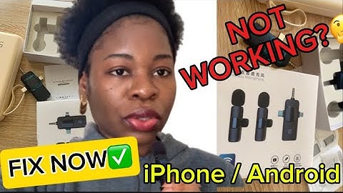 FIX - Wireless Microphone Problem  | Wireless Lavalier Microphone not working  - FIX