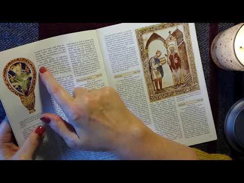 ASMR | British Kings & Queens | Whispered Reading & Gum Chewing Sounds