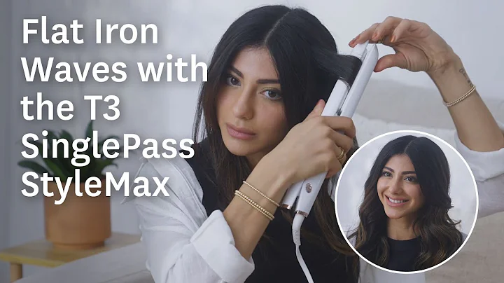 How to Style Flat Iron Waves with the T3 SinglePass StyleMax Flat Iron