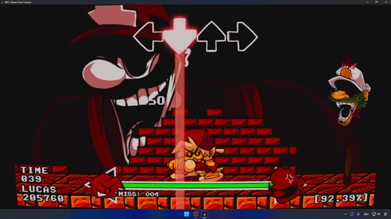 FNF Game MX's Over Forever Unpixelated High Effort | Friday Night Funkin'